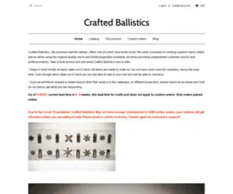 Craftedballistics.com(Crafted Ballistics) Screenshot