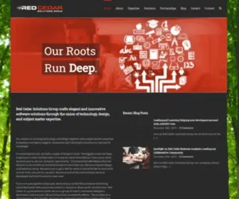 Craftedbyredcedar.com(Red Cedar Solutions Group) Screenshot