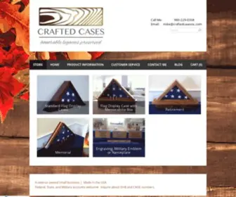 Craftedcasesnc.com(Crafted Cases) Screenshot