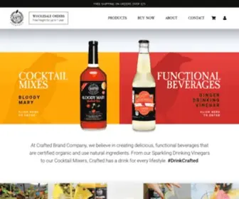 Craftedcocktails.com(Crafted Brand Company) Screenshot