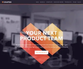 Craftedcode.com(Agile Software Development) Screenshot