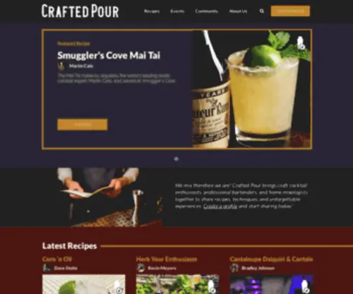 Craftedpour.com(Craftedpour) Screenshot