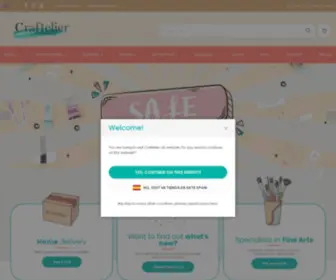 Craftelier.com(Scrapbooking and Crafting store) Screenshot