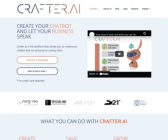 Crafter.ai(Conversational AI Solutions) Screenshot