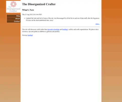 Crafter.org(The Disorganized Crafter) Screenshot