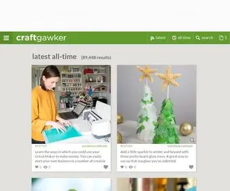 Craftgawker.com(Look to inspire) Screenshot