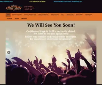 Crafthousepgh.com(Crafthouse Stage & Grill) Screenshot