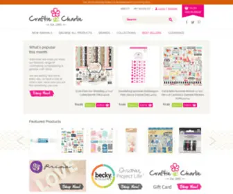 Craftie-Charlie.co.uk(Home Page) Screenshot