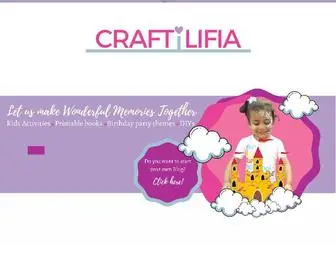 Craftilifia.com(Home » Craftilifia) Screenshot