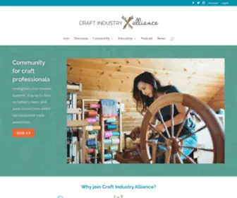 Craftindustryalliance.org(Craft Industry Alliance) Screenshot