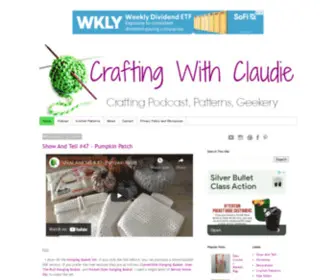 Craftingwithclaudie.com(Crafting With Claudie) Screenshot