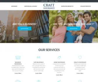 Craftinsurance.com(Greensboro, NC Location) Screenshot