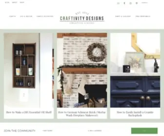 Craftivitydesigns.com(Creating a home) Screenshot