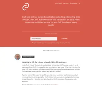 Craftlinklist.com(Craft Link List) Screenshot
