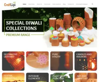 Craftlipi.com(Indian Handicrafts & Nature By Products) Screenshot