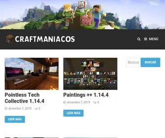 Craftmaniacos.com(CraftManiacos) Screenshot