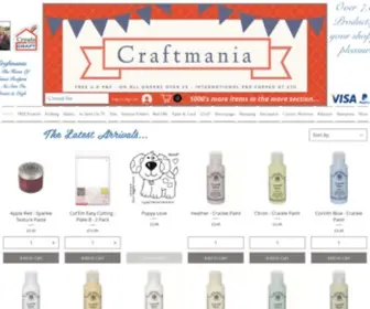 Craftmaniacrafts.com(Craftmania) Screenshot