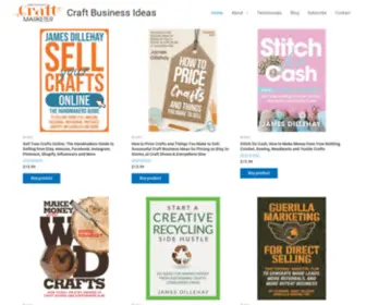 Craftmarketer.com(Craft Business Books Catalog) Screenshot