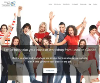 Craftmytraining.com(Take Your Workshop From Local To Global) Screenshot