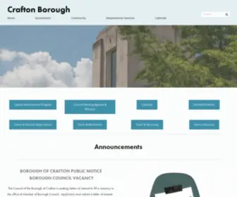 Craftonborough.com(Crafton Borough) Screenshot