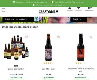 Craftonly.nl(Craftbier & Speciaalbier online kopen) Screenshot