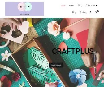 Craftplus.in(HANDMADE CUSTOMIZED CARDS AND GIFTS FOR LOVED ONES) Screenshot