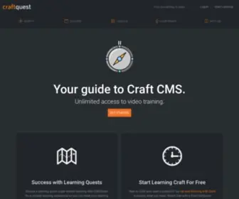 CraftQuest.io(Tutorials for Craft CMS) Screenshot