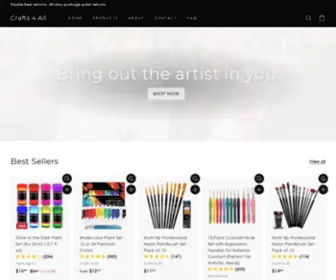 Crafts4ALL.com(Art and Craft Supplies) Screenshot