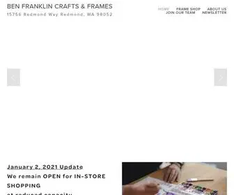 Craftsandframes.com(Ben Franklin Crafts & Frames) Screenshot