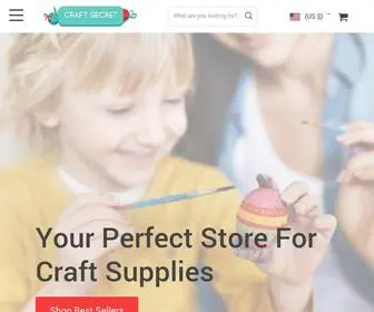 Craftsecret.com(Basic Craft Supplies for Beginners & Professionals) Screenshot