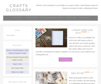 Craftsglossary.com(Crafts Glossary) Screenshot