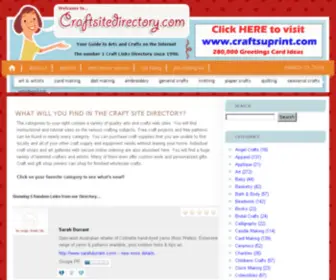 Craftsitedirectory.com(Craft Site Directory) Screenshot
