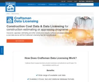 Craftsman-Data.com(Data Licensing) Screenshot