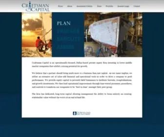 Craftsmancapitalpartners.com(Craftsman Capital) Screenshot