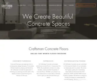 Craftsmanconcretefloors.com(Craftsman Concrete Floors) Screenshot