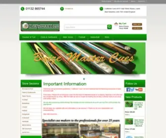 Craftsmancues.com(Craftsman snooker cues custom made) Screenshot