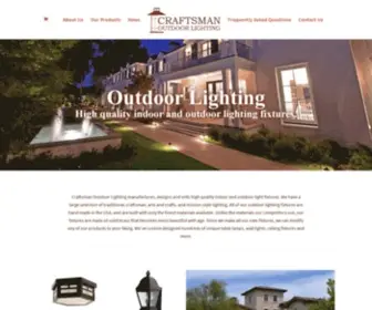 Craftsmanoutdoorlighting.com(Craftsman Outdoor Lighting) Screenshot