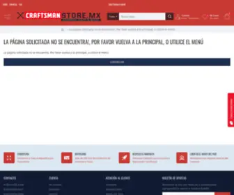 Craftsmanstore.mx(Herramientas Craftsman Mexico Tienda en Linea) Screenshot