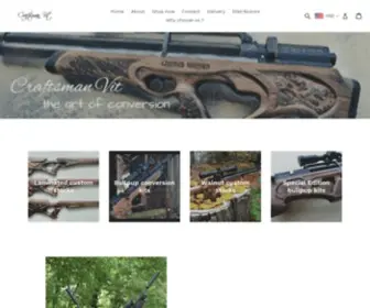 Craftsmanvit.com(Craftsman Vit bullpup conversion kits & custom stocks) Screenshot