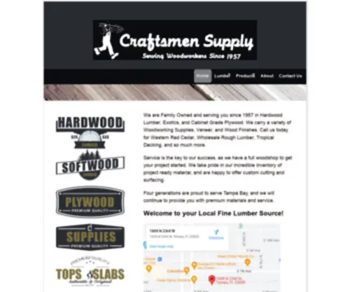 Craftsmensupply.com(Craftsmen Supply) Screenshot