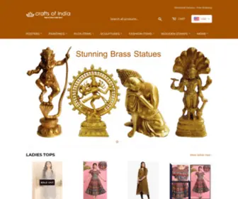 Craftsofindia.com(Crafts of India) Screenshot