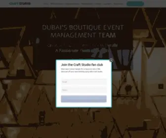 Craftstudio.ae(Craft Studio Events) Screenshot