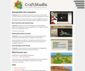 Craftstud.io(CraftStudio by Sparklin Labs) Screenshot