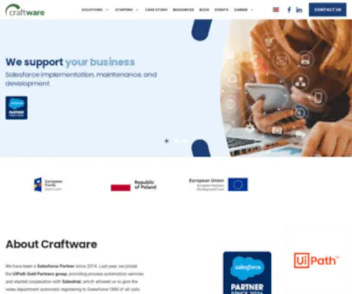 Craftware.com(Salesforce CRM) Screenshot