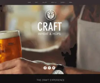 Craftwheatandhops.com(Craft beer and tapas restaurant) Screenshot
