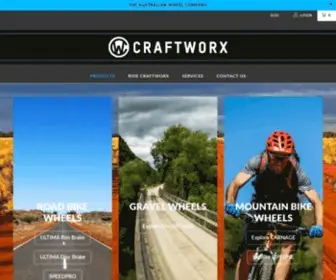 Craftworxcycling.com(Craftworx Wheels) Screenshot