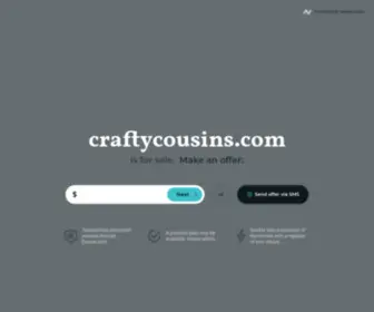 Craftycousins.com(craftycousins) Screenshot