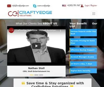 Craftyedge.com(Virtual assistant companies in america) Screenshot