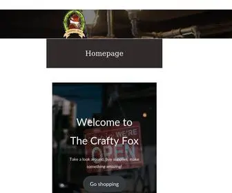 Craftyfoxmakerspace.ca(Craft Store) Screenshot