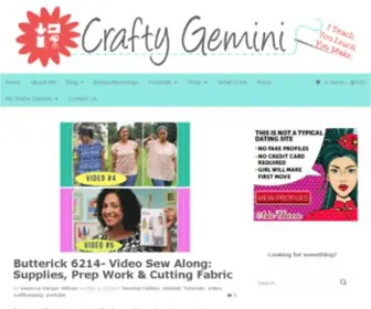 Craftygemini.com(Crafty Gemini) Screenshot